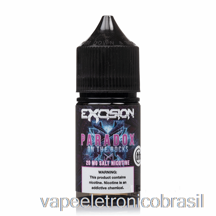 Vape Eletrônico Paradox On Ice - Excision Salt - Alt Zero - 30ml 40mg